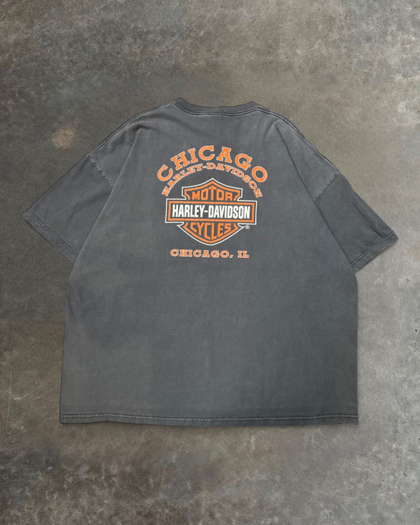 90s Chicago Harley-Davidson T-shirt Sz. 4XL