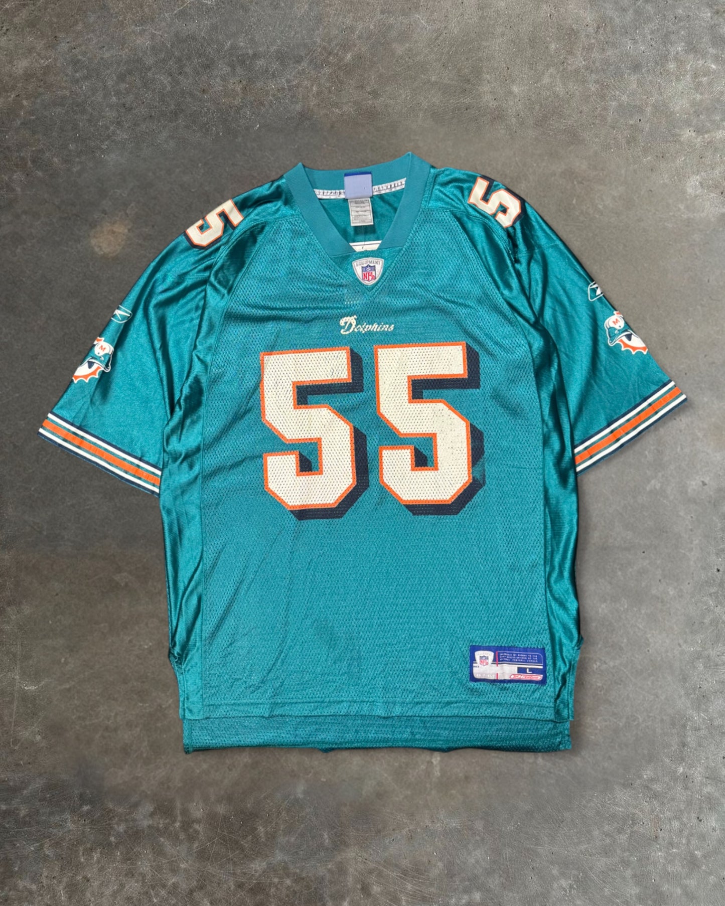 90s Dolphins 55 Jersey Sz. L