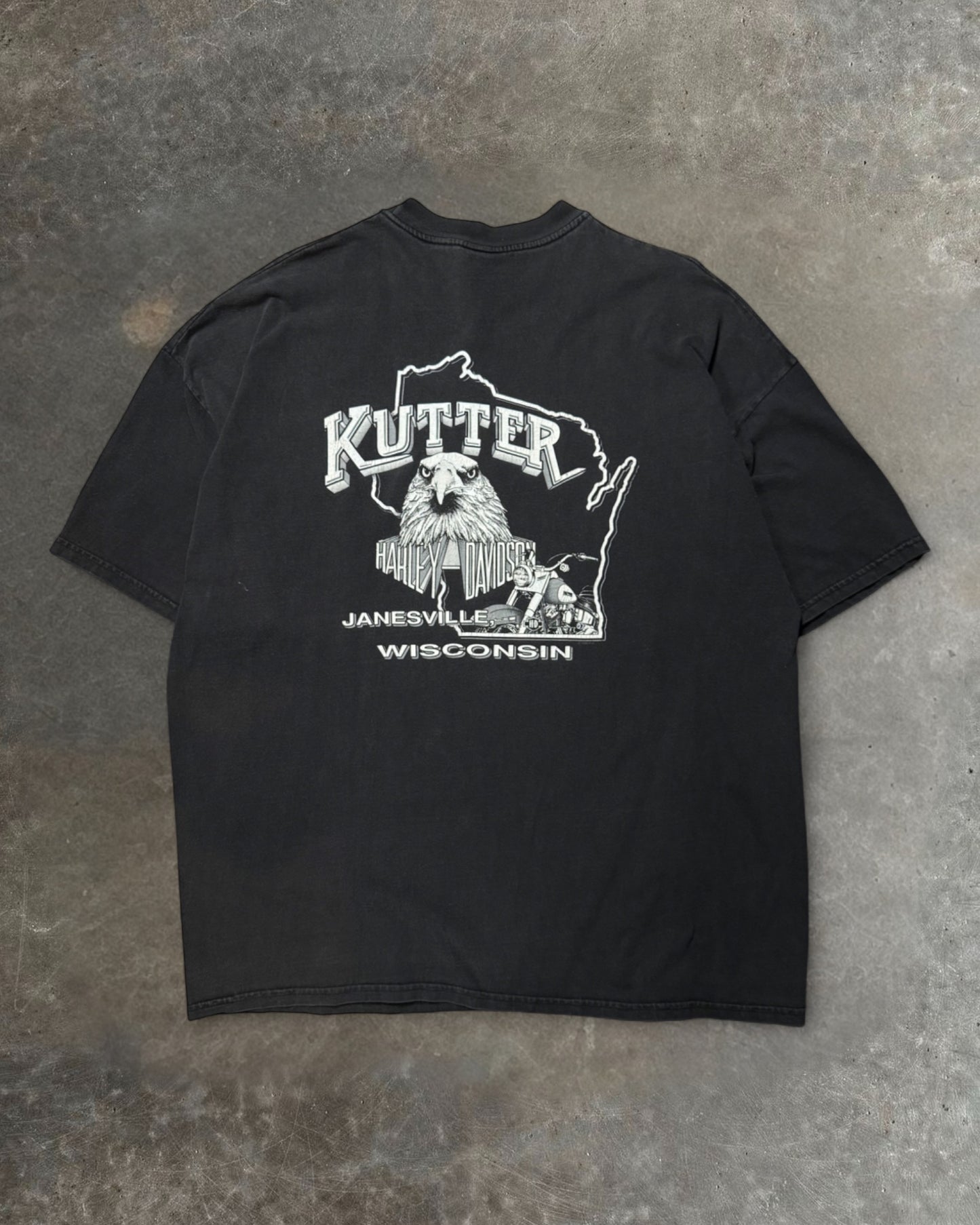 90s Wisconsin Kutter Harley-Davidson T-shirt Sz. XXXL