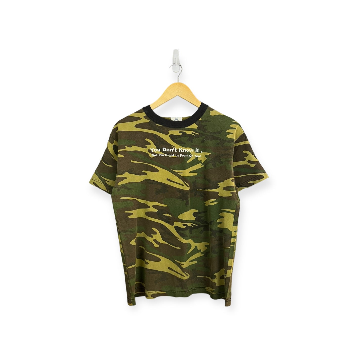 ‘00s Camo Parody Tee Sz. M