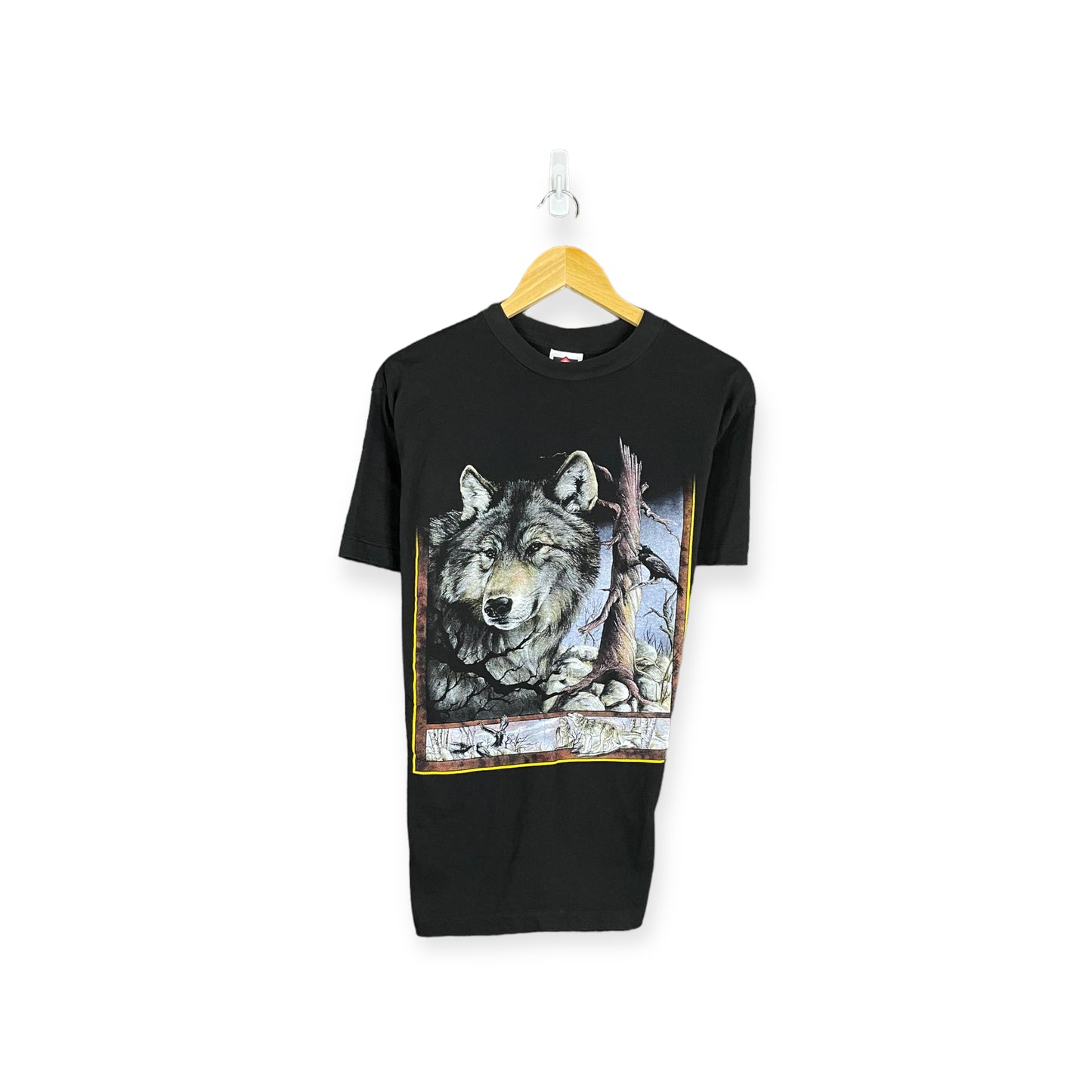 90s Nature Wolves Tee Sz. L
