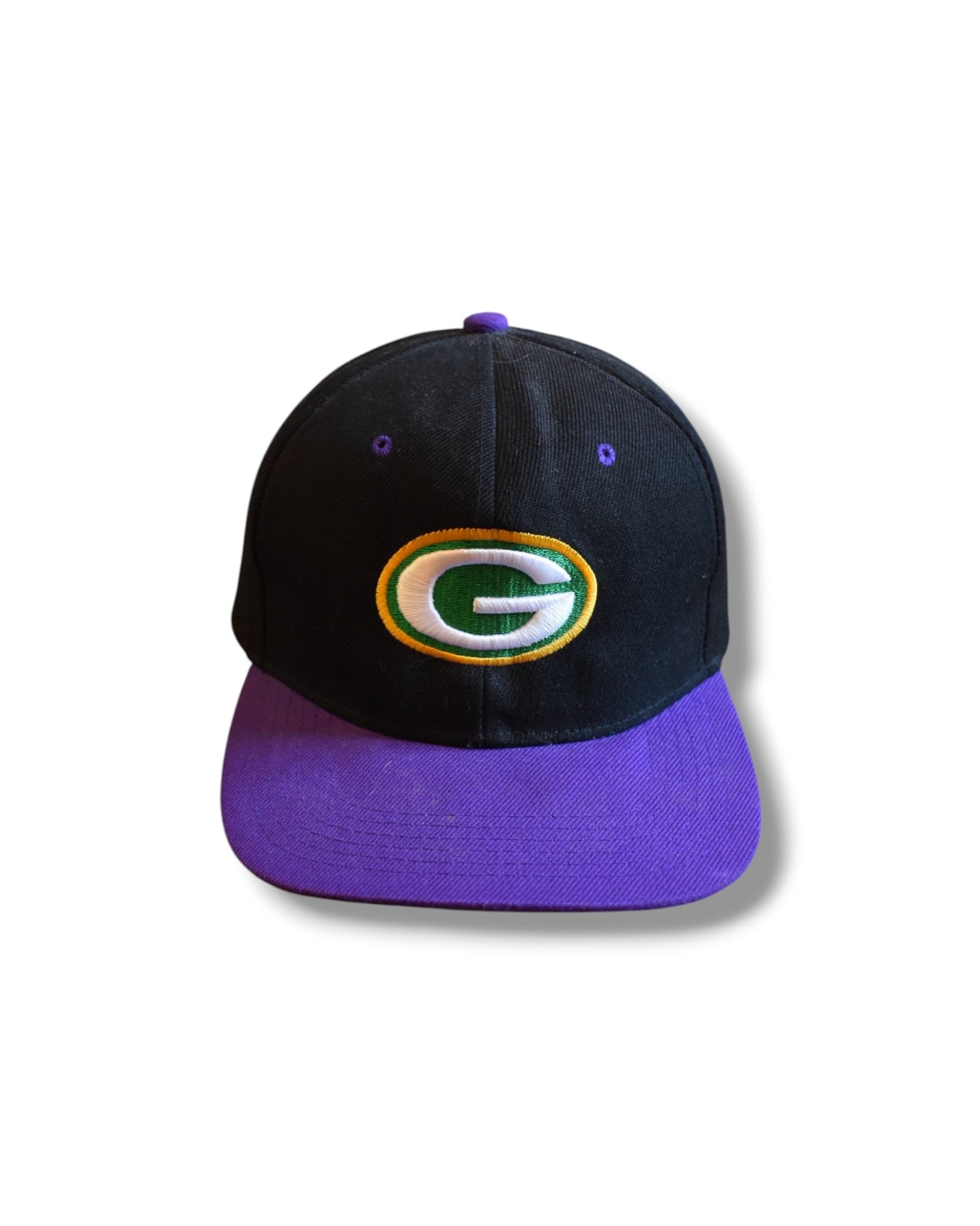 '90s Green Bay Packers Purple Brim Snap Back Hat