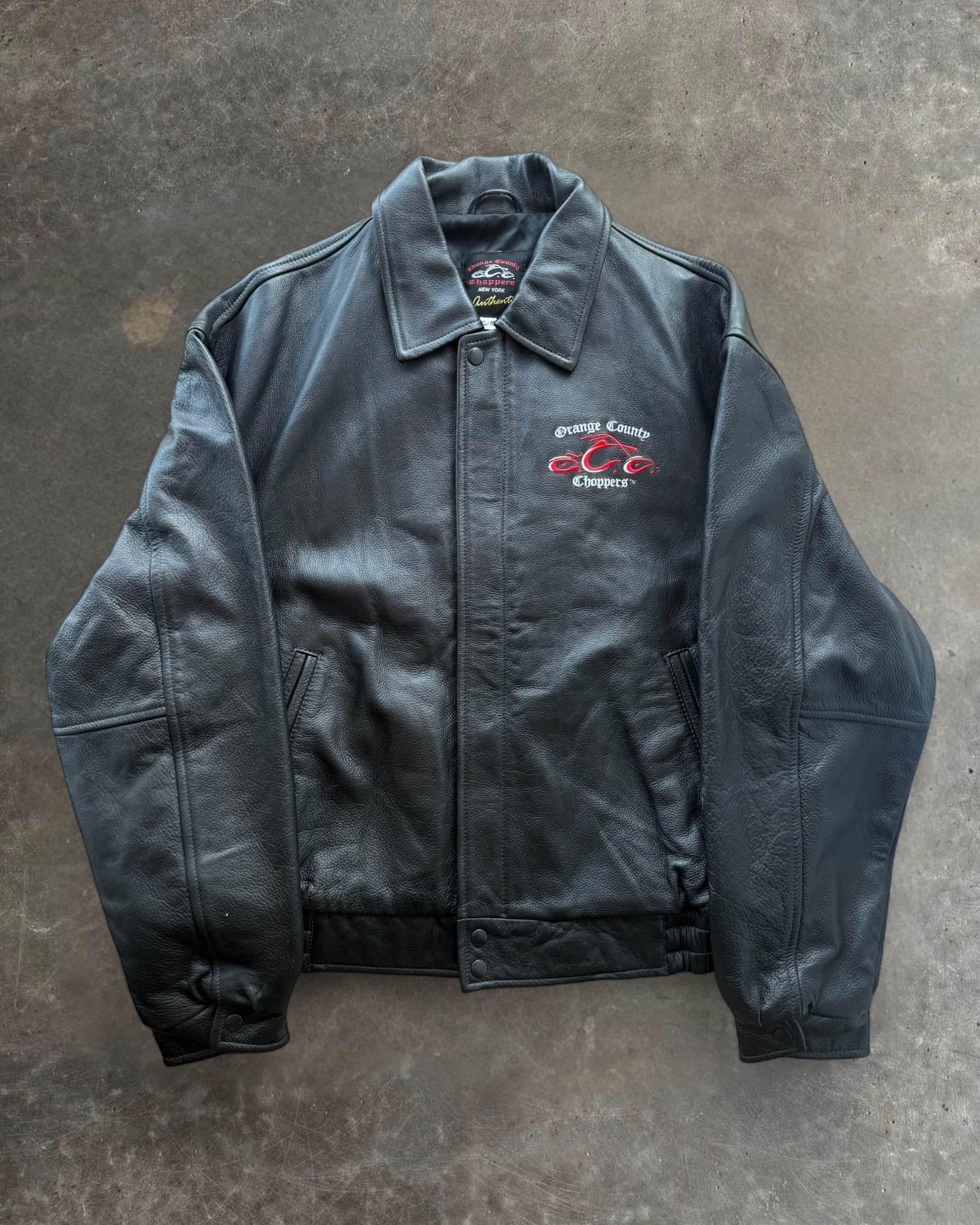 90s OCC Leather Jacket Sz. XL