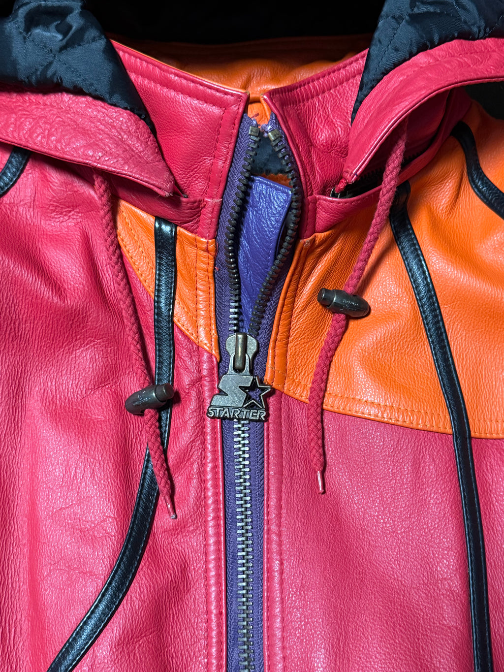 90s Starter Phoenix Suns Leather Jacket Sz. XL