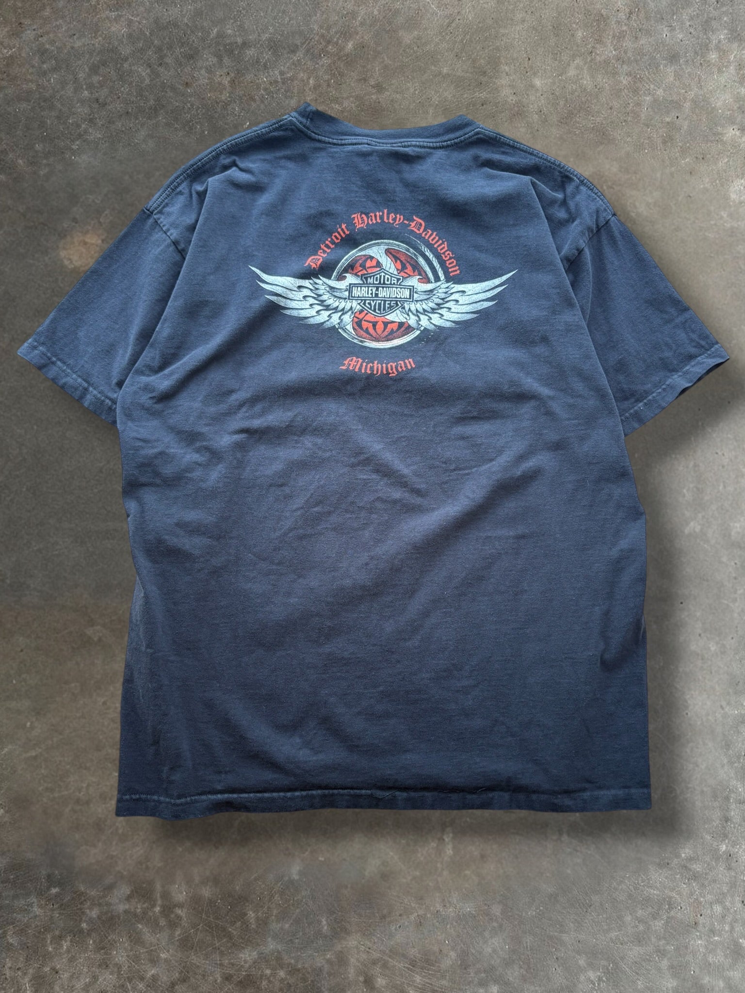 '04 Flaming Eagle Harley Davidson Tee Sz. XXL
