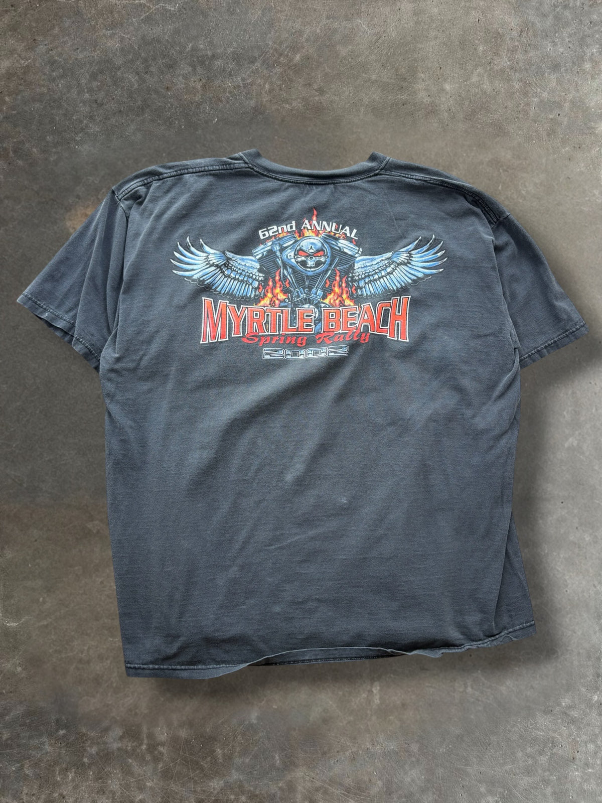 '02 Myrtle Beach Bike Rally Tee Sz. XXL