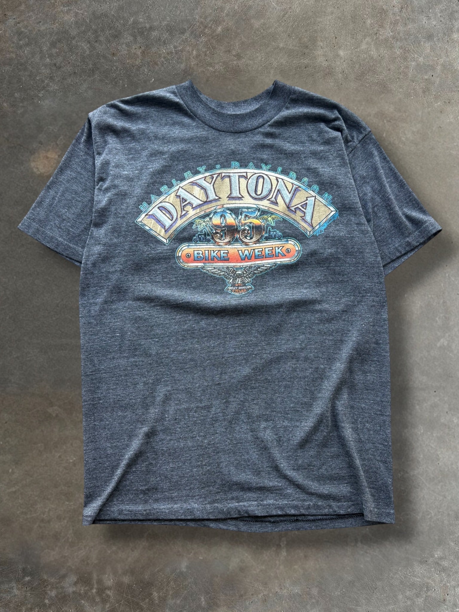 '95 Daytona Bike Week Harley Davidson Tee Sz. L