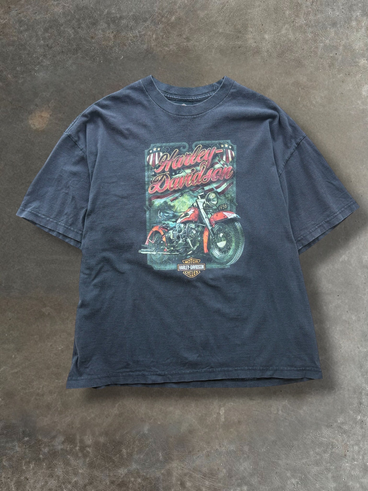 '00s Stamp Harley Davidson Tee Sz. XL