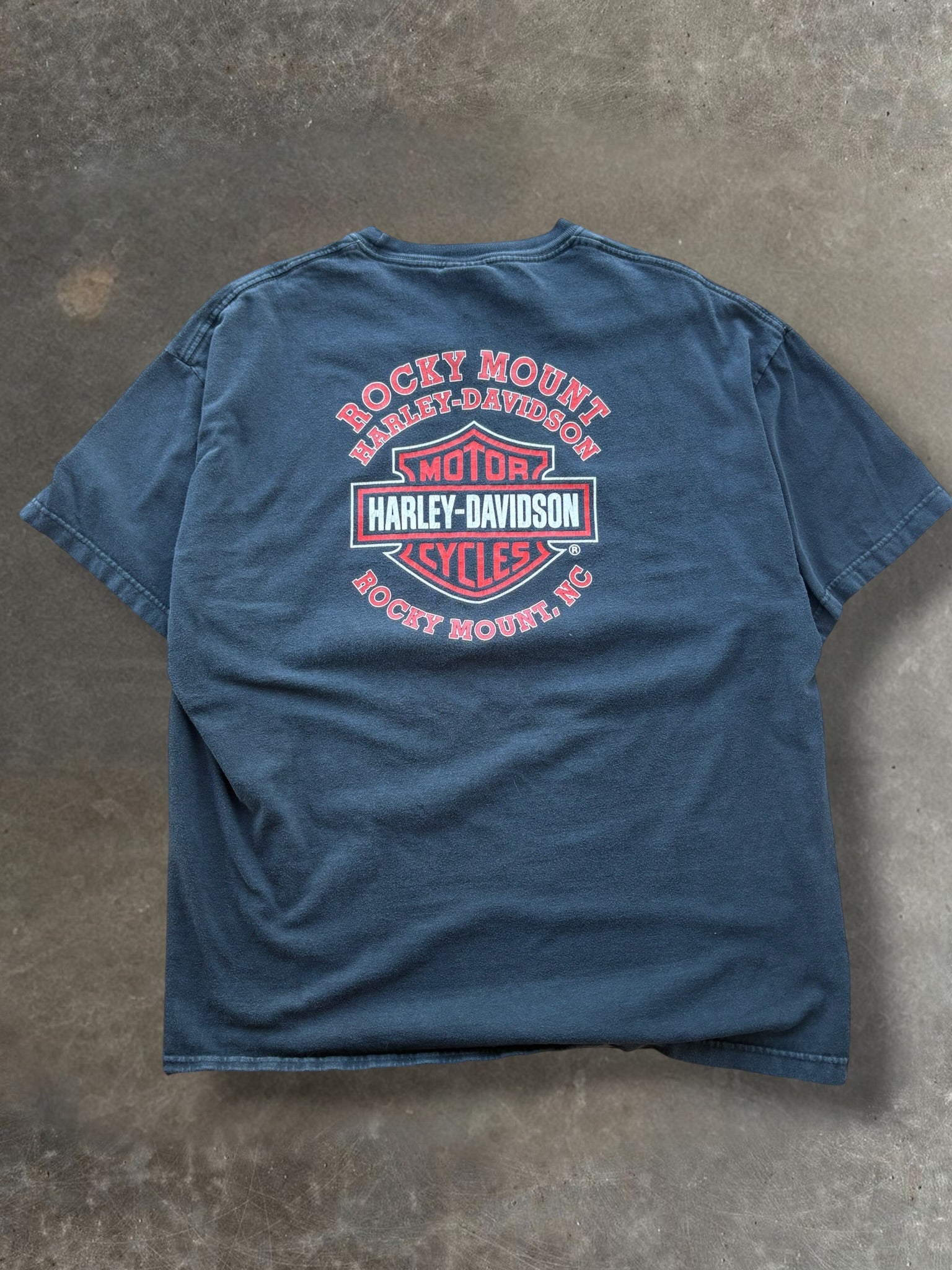 '00s Gear Wheel Harley Davidson Tee Sz. XXL
