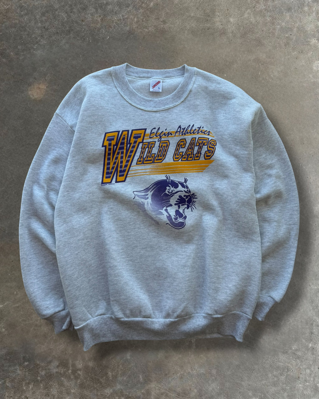 '90s Elgin Wild Cats Crewneck Sz. L