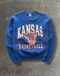 '90s Kansas Basketball Crewneck Sz. M