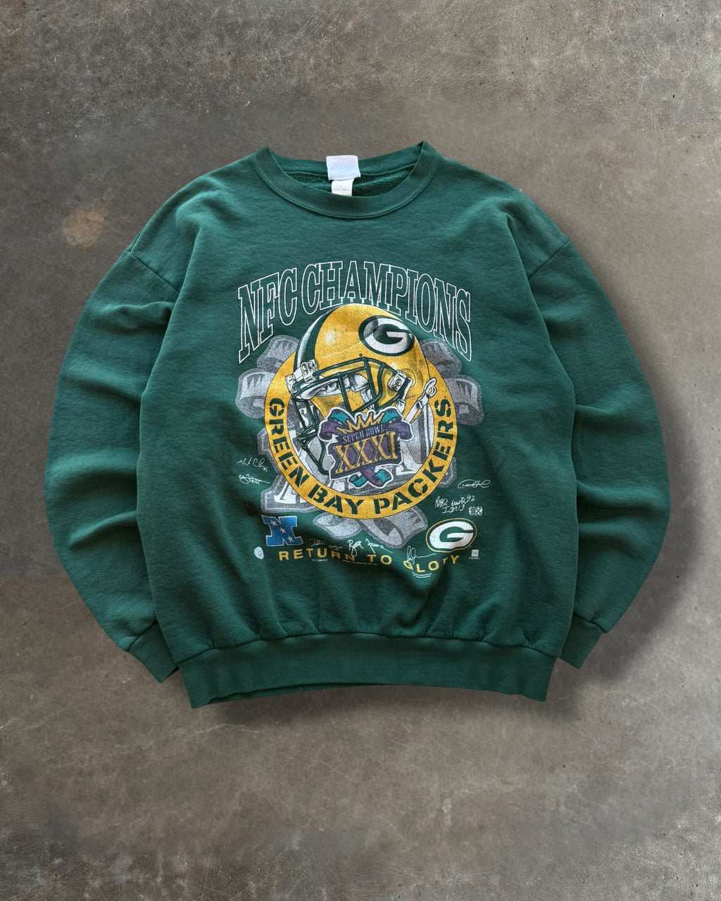 '90s Green Bay Crewneck Sz. L