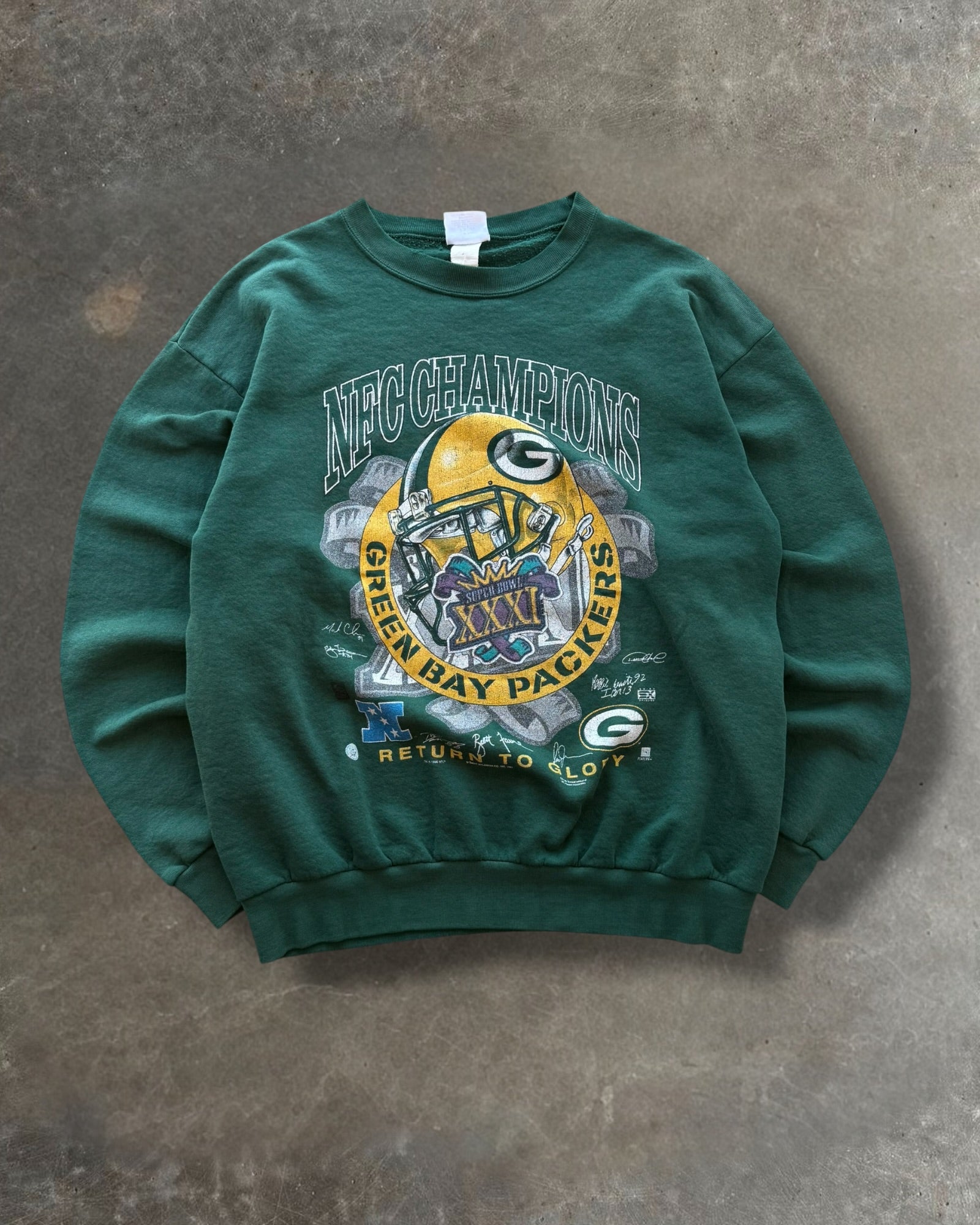 '90s Green Bay Crewneck Sz. L