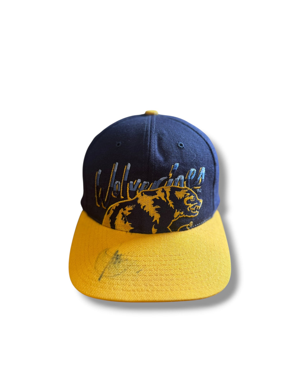 '90s Michigan Wolverines Signed Snap Back Hat