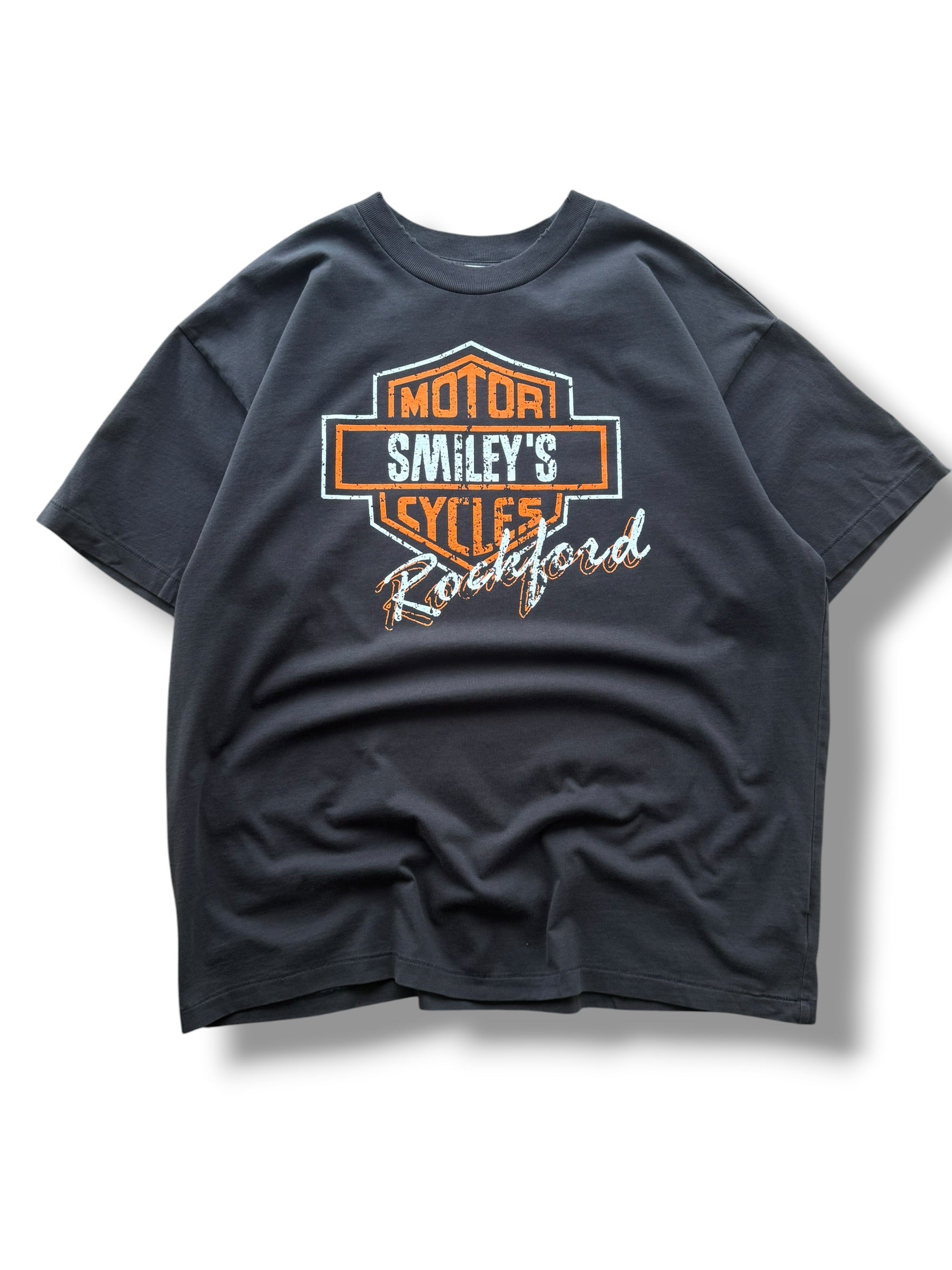 Smiley's Rockford Motorcycles Elwood Tee Sz. M,L,XL