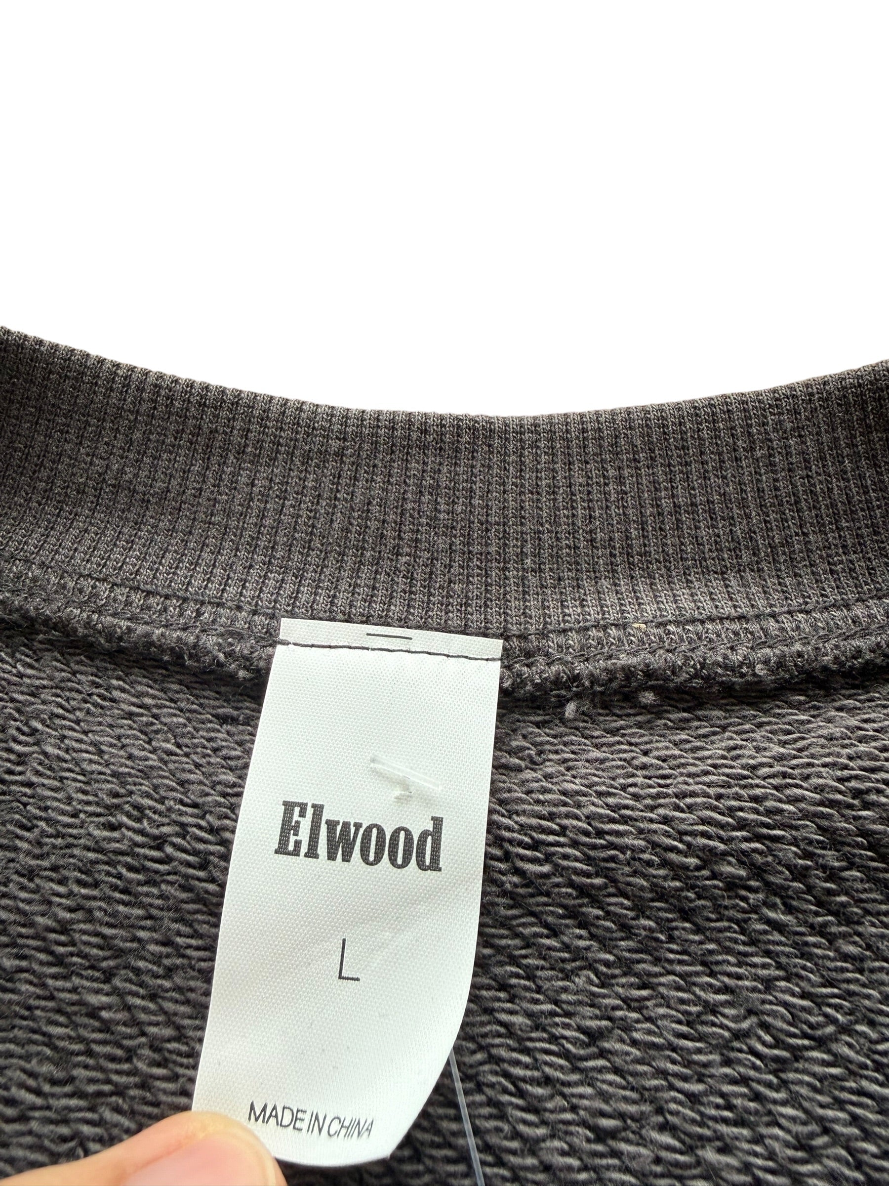 Smiley's Rockford Motorcycles Elwood Crewneck Sz. L