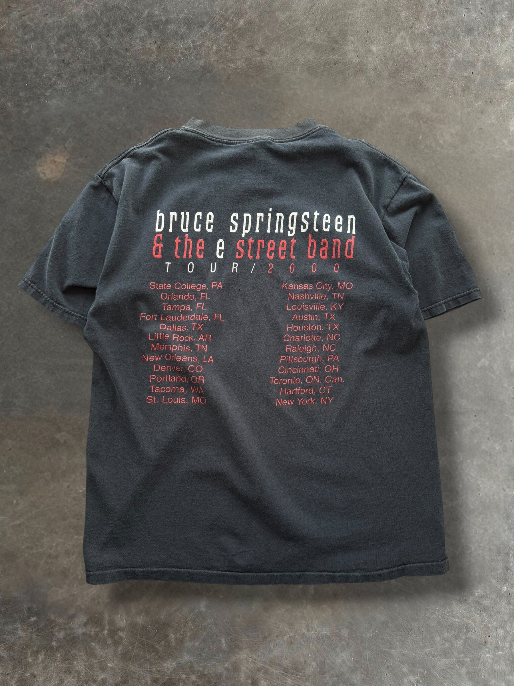 '00 Bruce Springsteen  Tour Tee Sz. L
