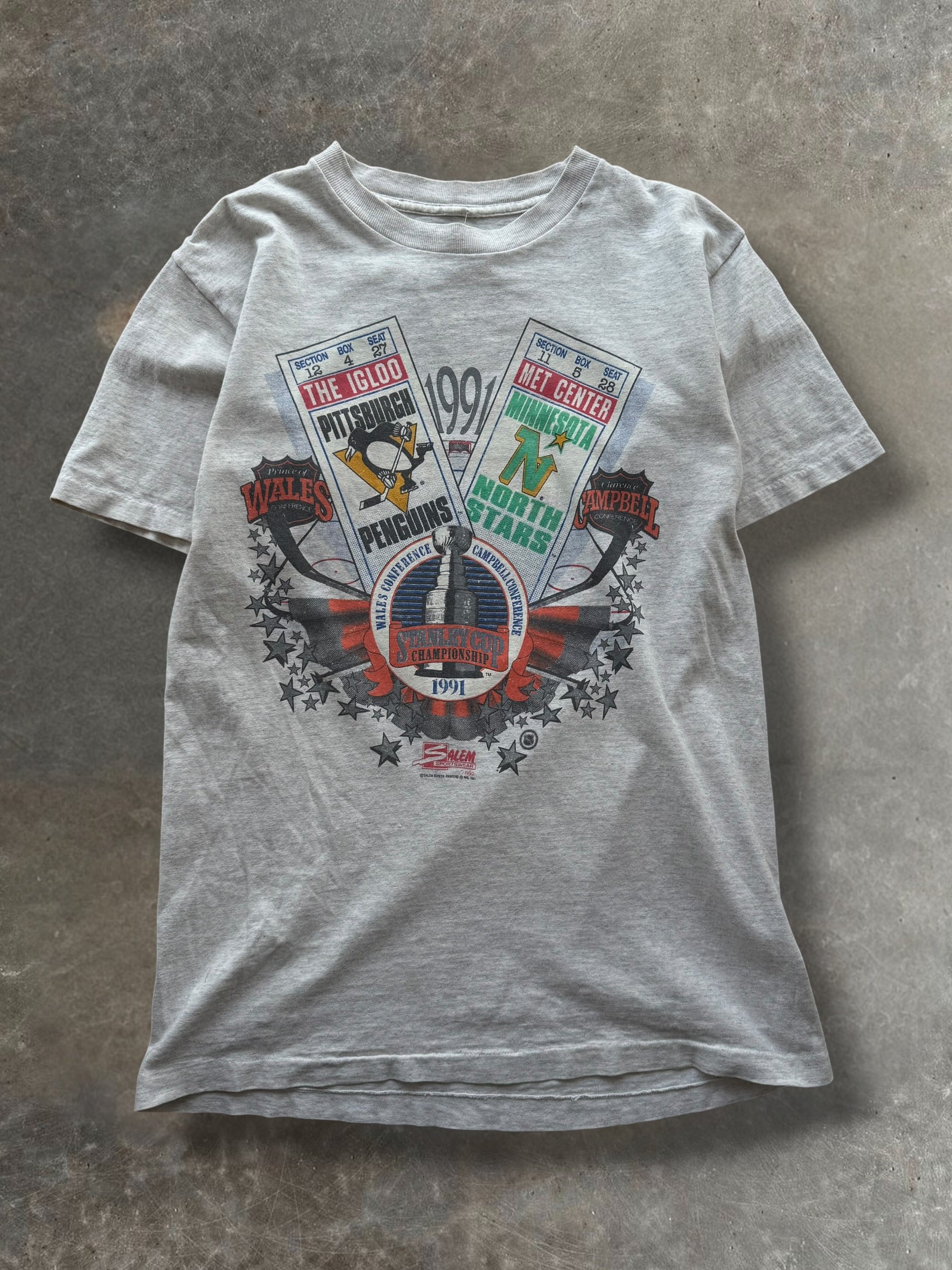 '91 Stanley Cup Champion Tee Sz. M