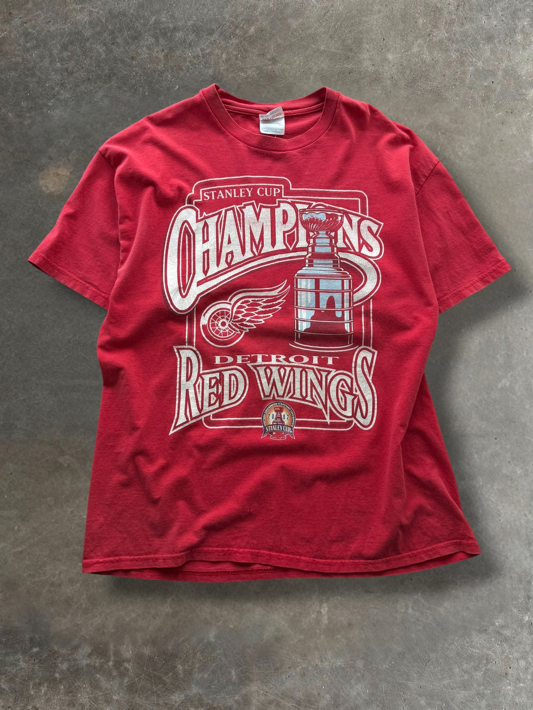 '02 Detroit Red Wings Tee Sz. XL