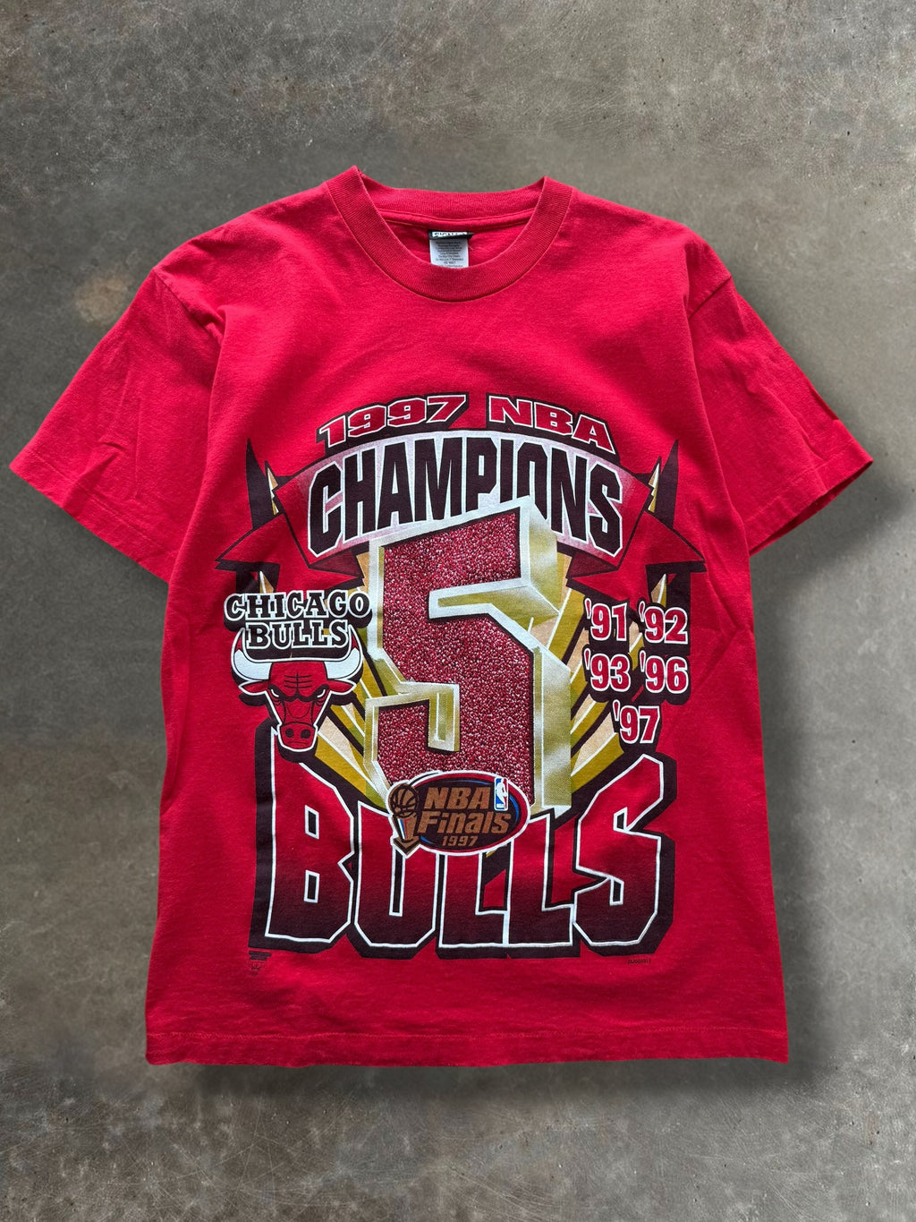 '97 Chicago Bulls Champions Tee Sz. M