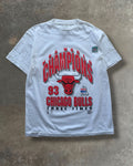 '93 3 Time World Champs Bulls Tee Sz. XL