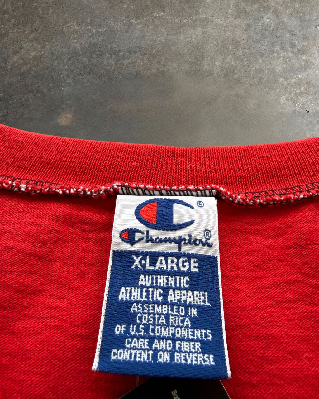'90s Bulls Champion Warm Up Tee Sz. XL