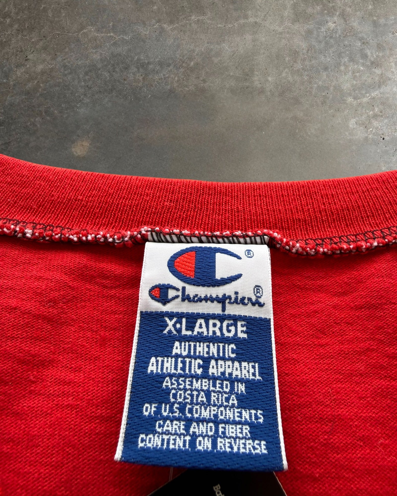 '90s Bulls Champion Warm Up Tee Sz. XL
