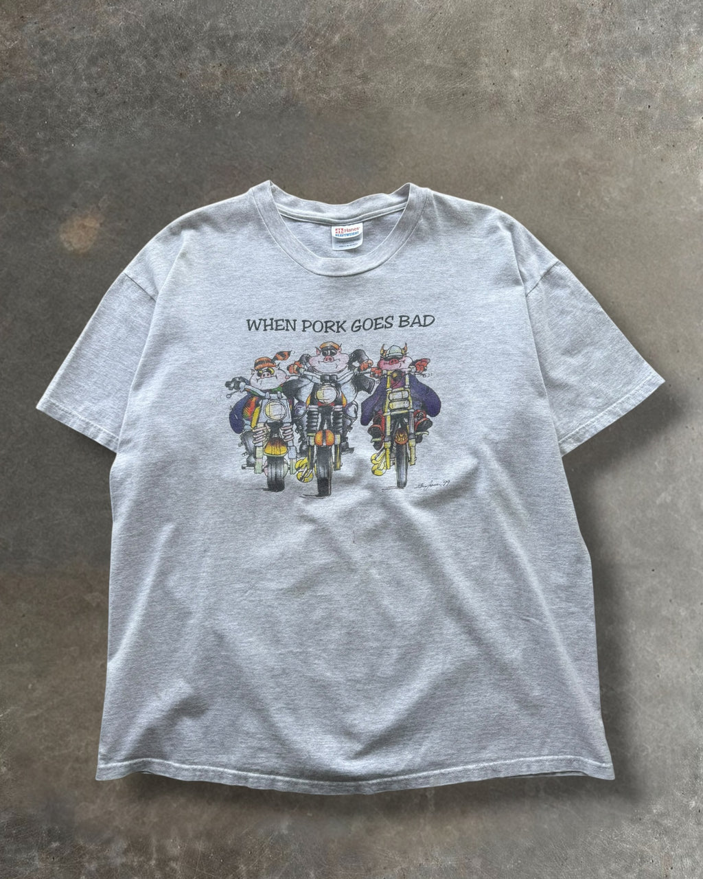'99 Pork Gone Bad Biker Tee Sz. XL