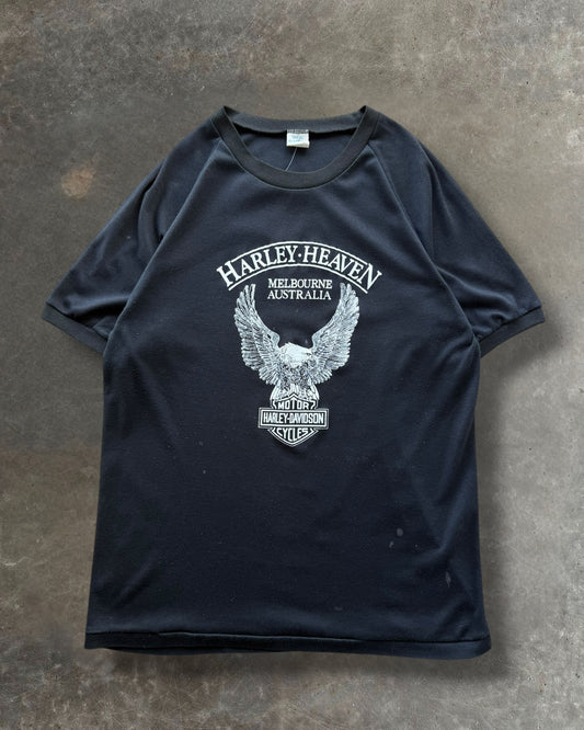 '80s Harley Davidson Australia Raglan Tee Sz. L
