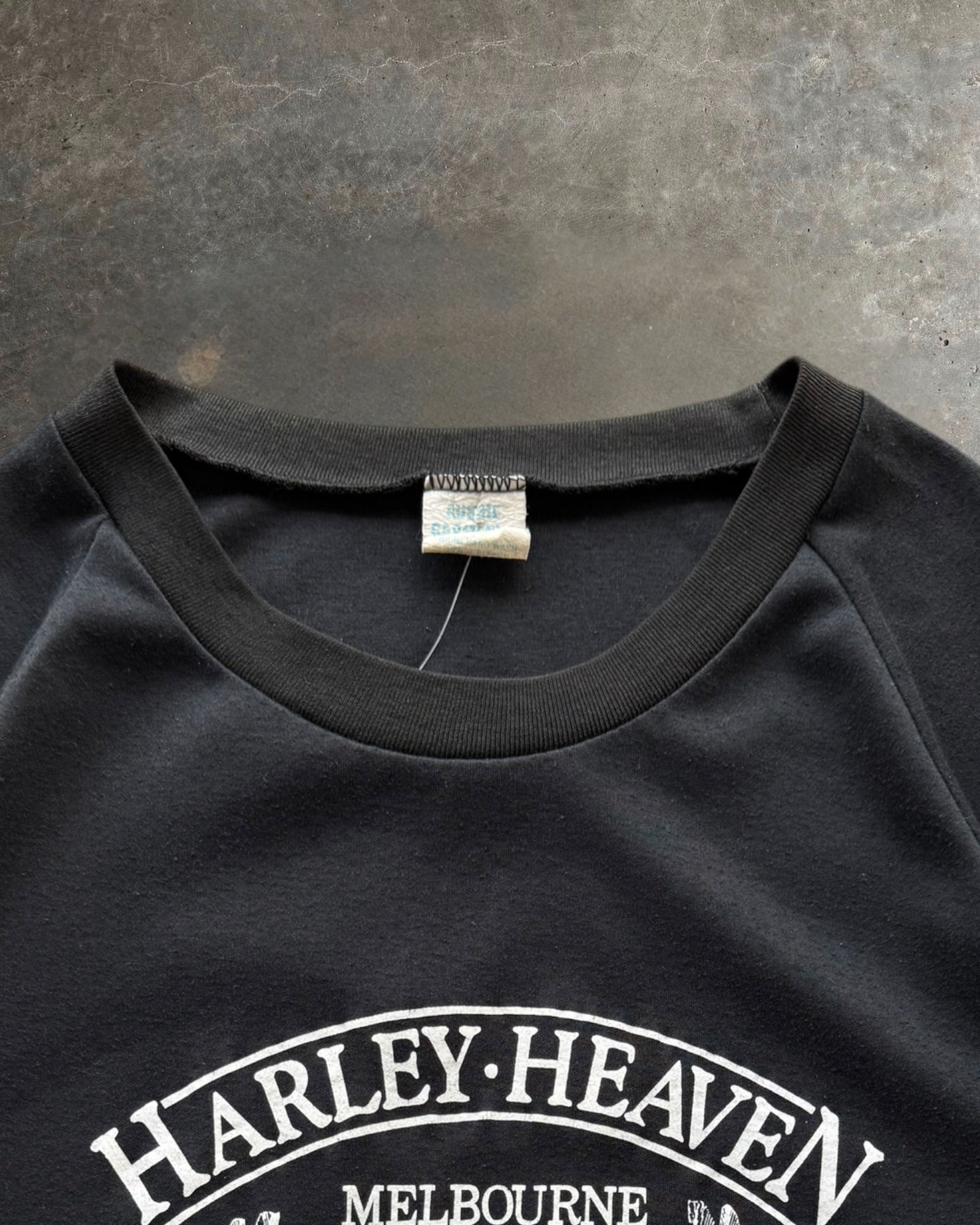 '80s Harley Davidson Australia Raglan Tee Sz. L