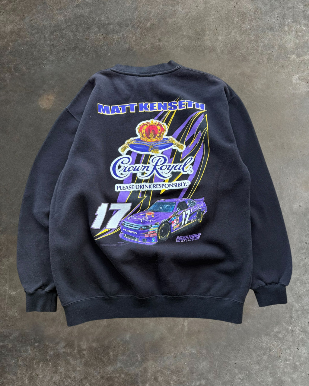 '00s Crown Royal Matt Kenseth Crewneck Sz. M