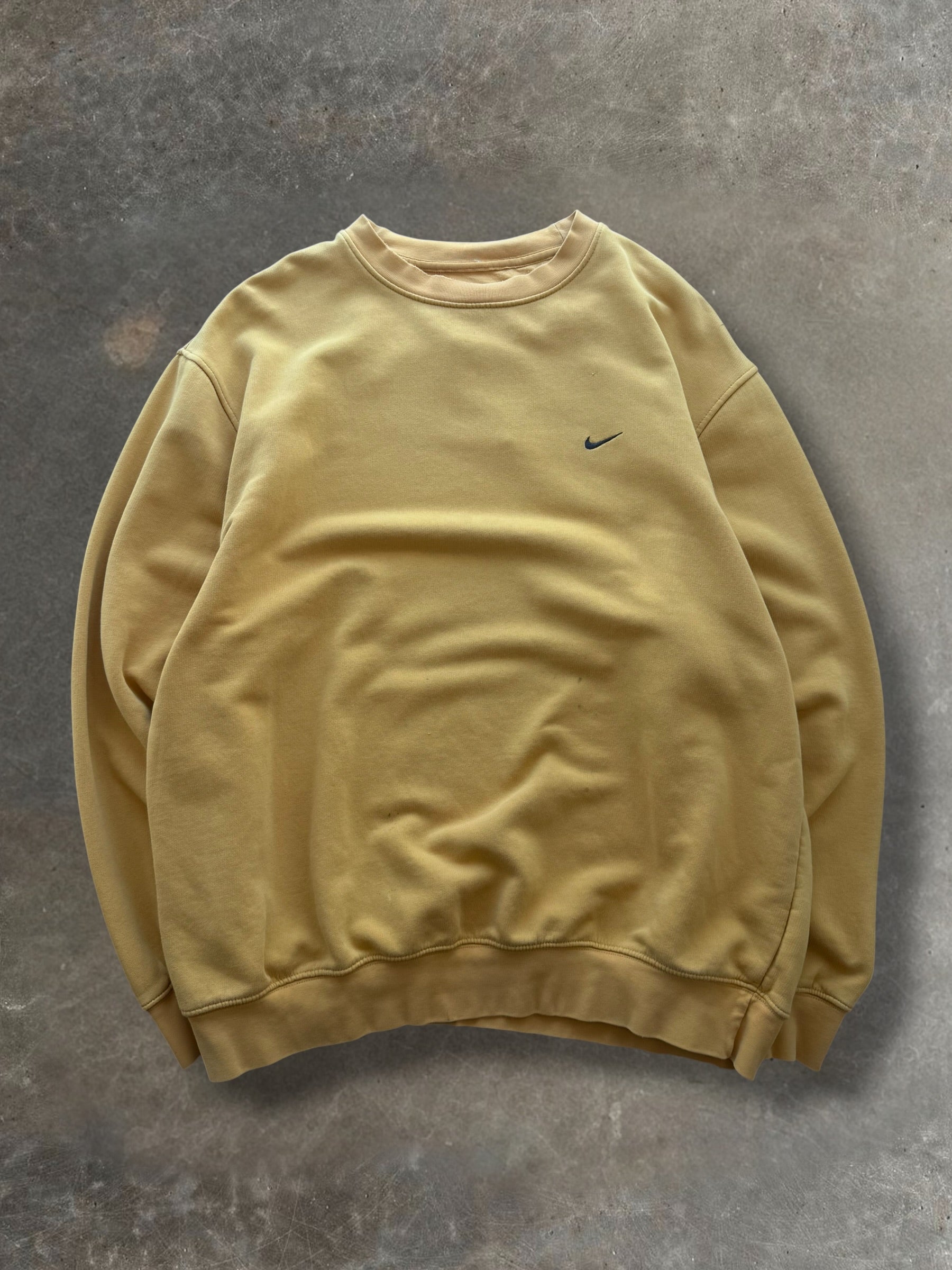 '00s Nike Yellow Essential Crewneck Sz. XL