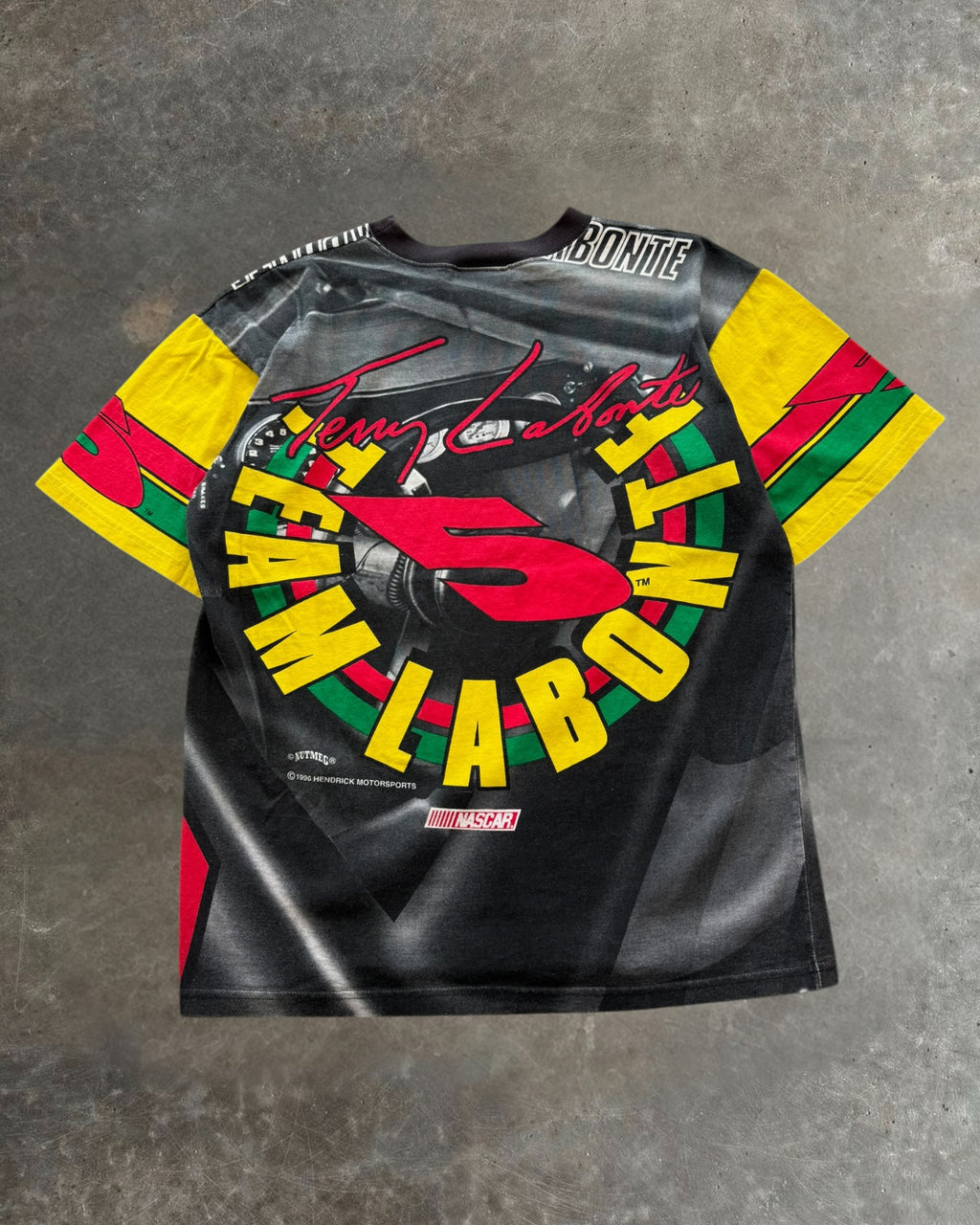 '90s Tony Labonte Nascar AOP Tee Sz. L