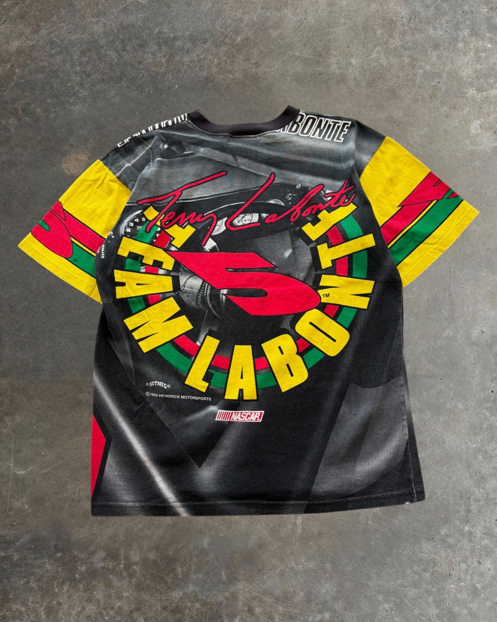 '90s Tony Labonte Nascar AOP Tee Sz. L