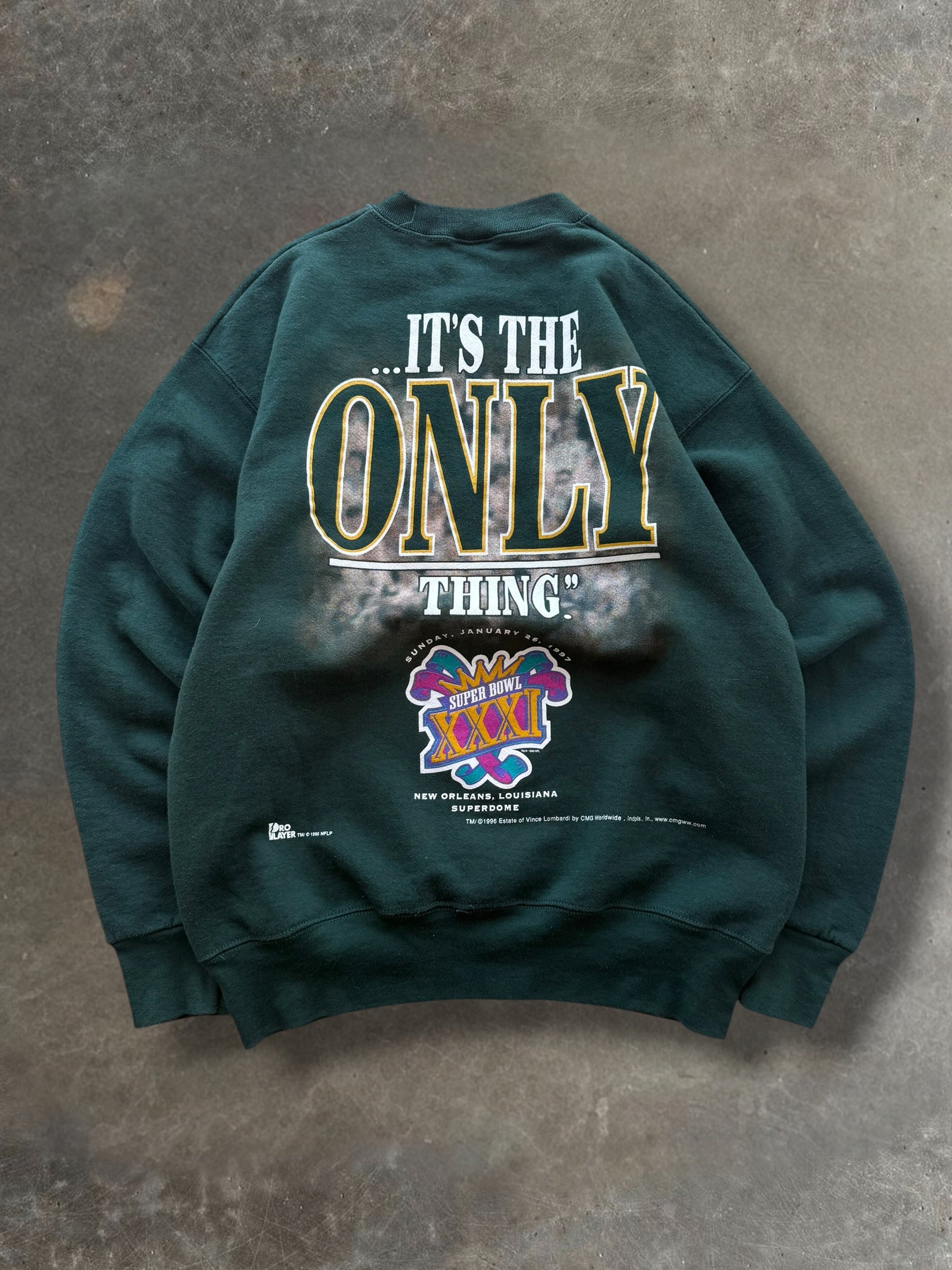 '96 Lombardi Packers Crewneck Sz. L