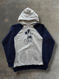 '80s Mickey Raglan Hoodie Sz. L