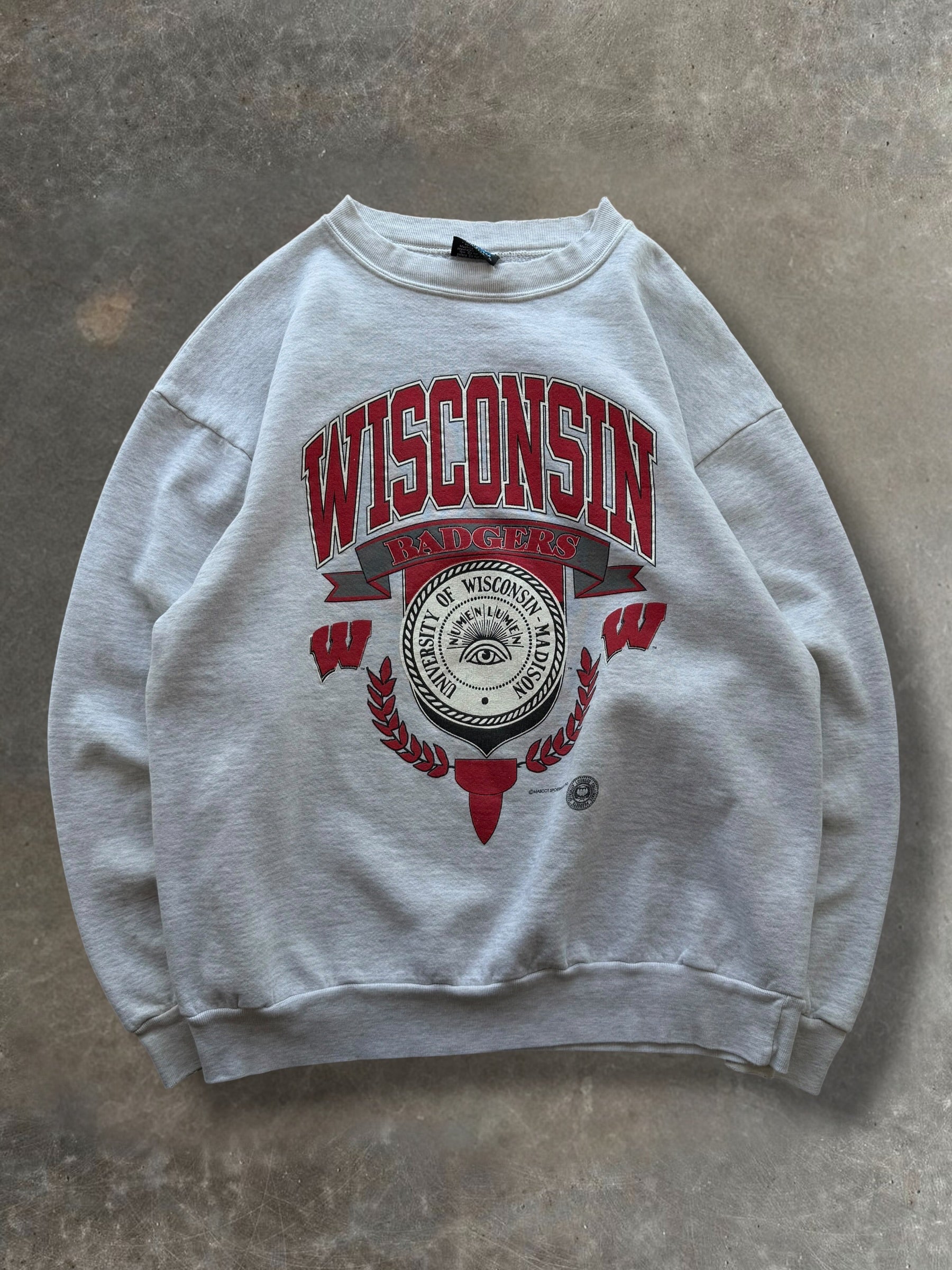 '90s Wisconsin University Crewneck Sz. XL