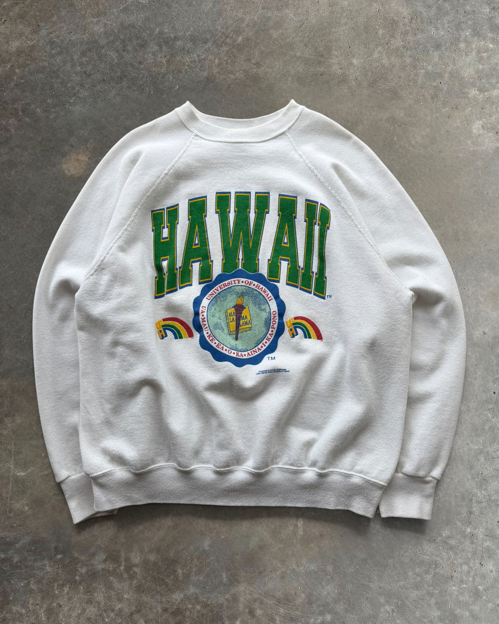 '90s University of Hawaii Crewneck Sz. XL