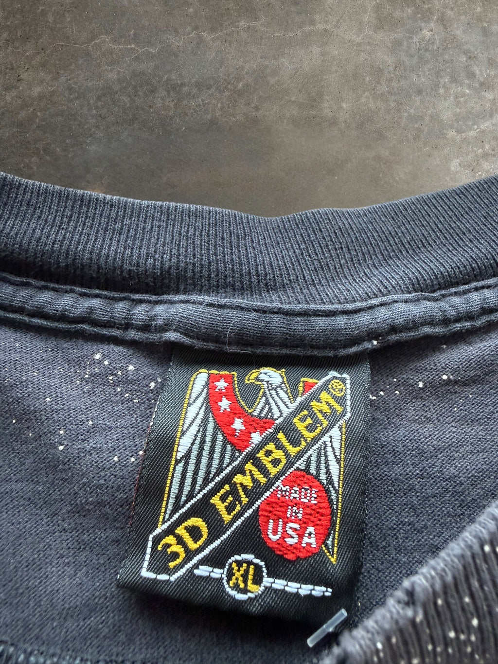 '90s American Biker 3D Emblem Tee Size XL