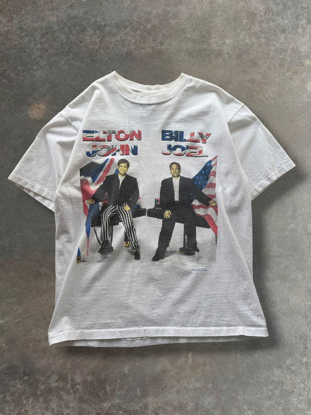 '94 Elton John Billy Joel Tour Tee Sz. L