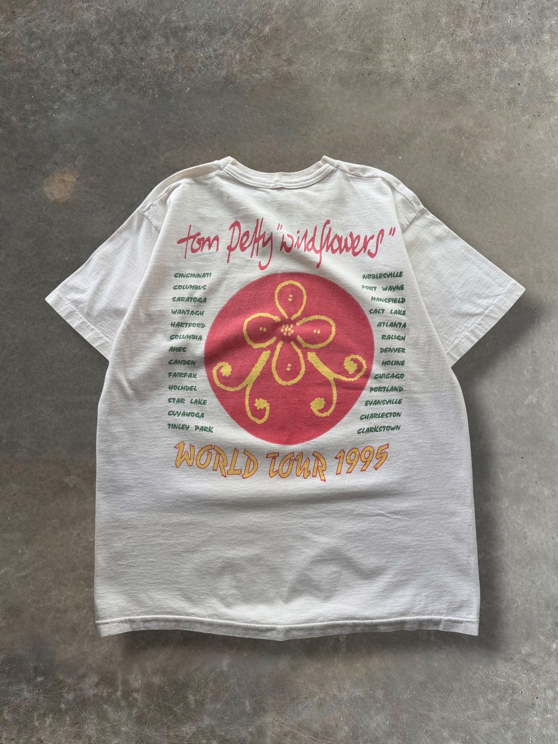 '95 Tom Petty Wildflowers Tour Tee Sz. XL