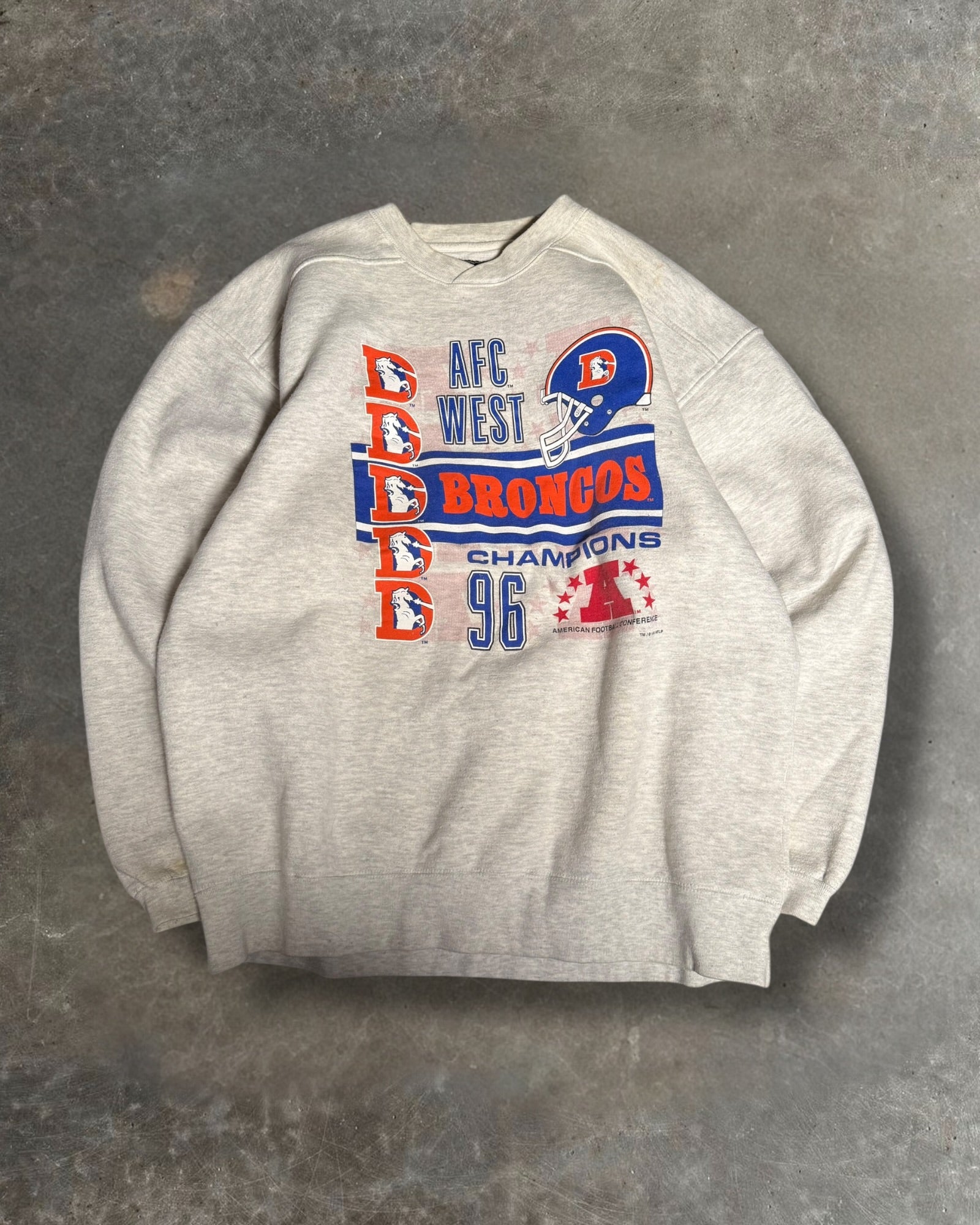 '96 Broncos Champs Crewneck Sz. L