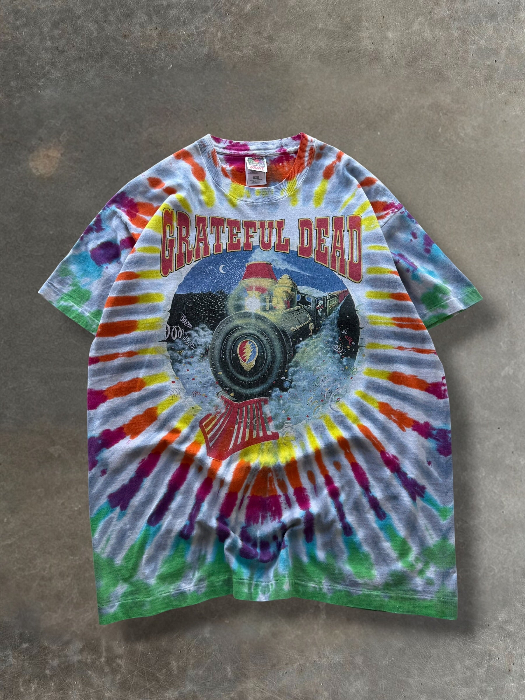 '95 Tye-Dye Grateful Dead Summer Tour Tee Sz. XL