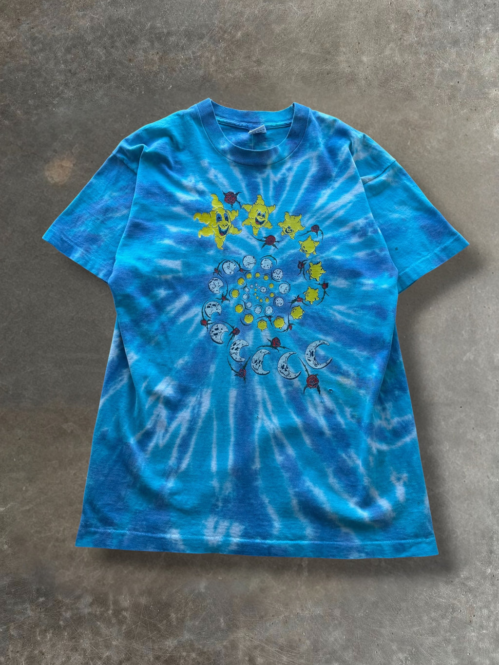 '90s GD Style Spiral Tye-Dye Tee Sz. L