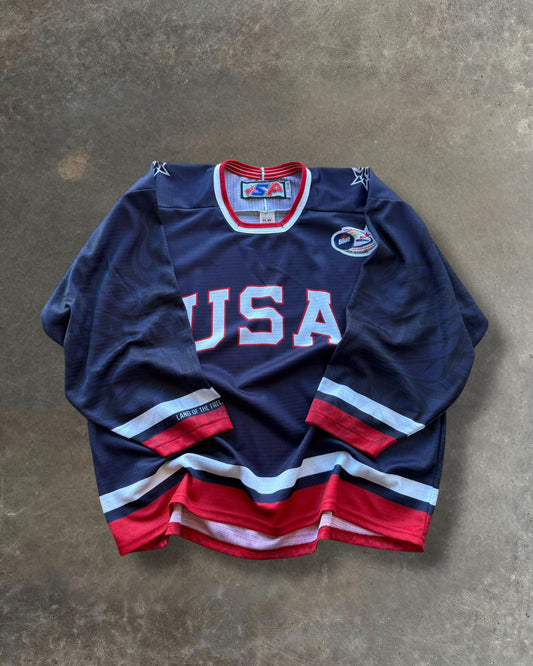 '90s USA Olympics Hockey Jersey Sz. XL