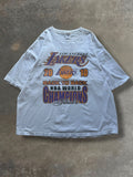 '10 Lakers Back 2 Back Champs Tee Sz. XXXL
