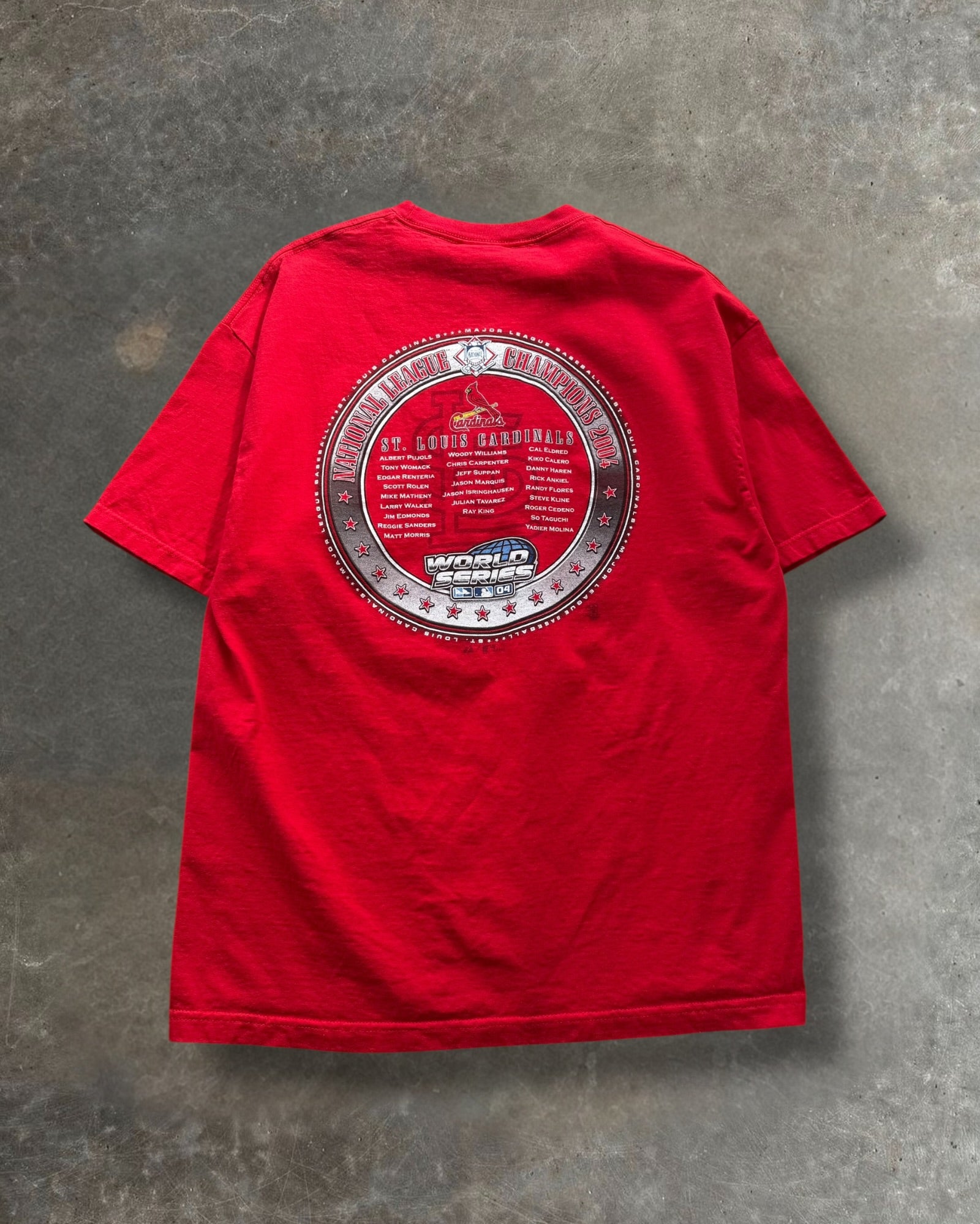 '04 Cardinals World Series Tee Sz. XL