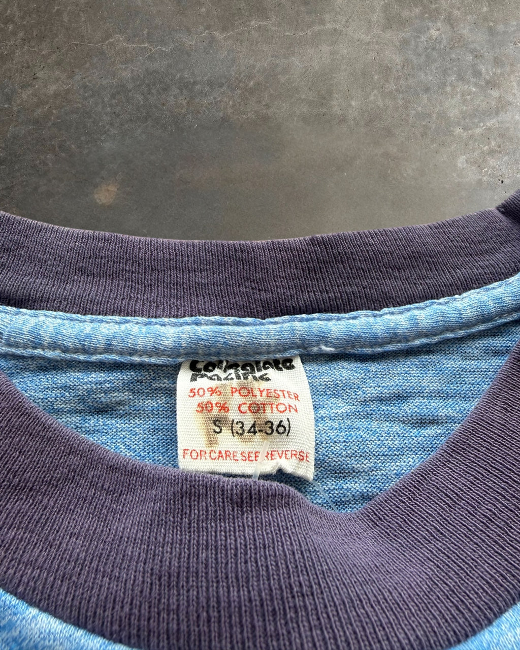 '70s Depauw Ringer Tee Sz. S
