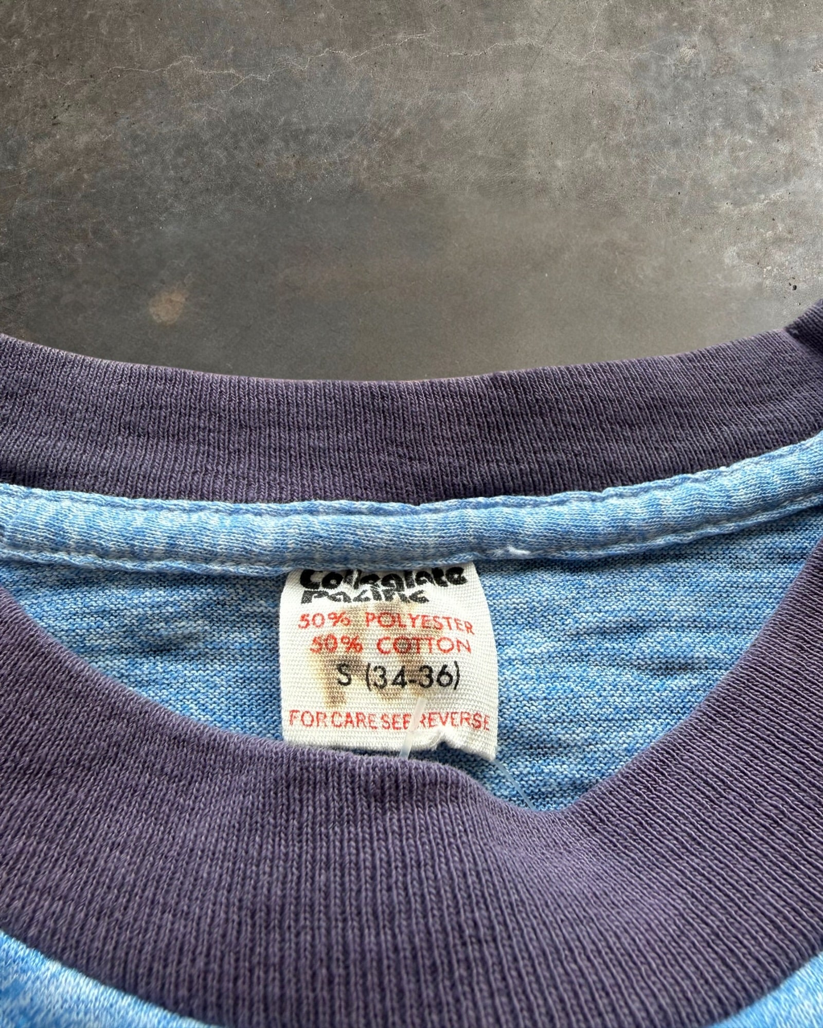 '70s Depauw Ringer Tee Sz. S