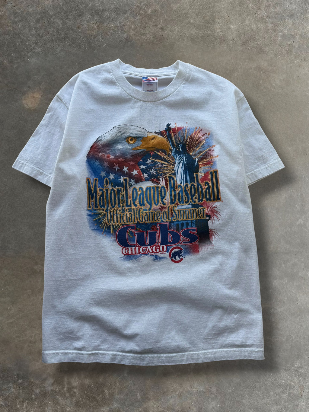 '05 Official Game Of Summer Cubs Tee Sz. L